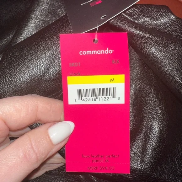 Commando faux leather pencil skirt - Picture 7 of 8